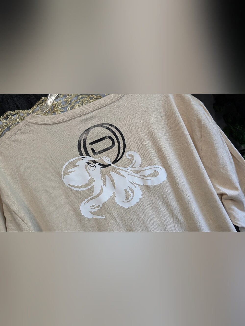 Men's Ocean Drip Octopus T-Shirt XL NWT